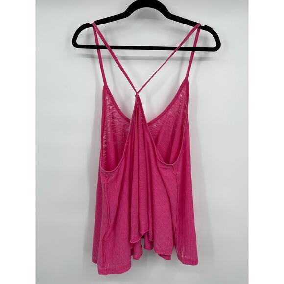 We The Free Pink Sandy Tank Top Sleeveless Relaxed Fit Women's Size Medium NEW - Picture 2 of 11